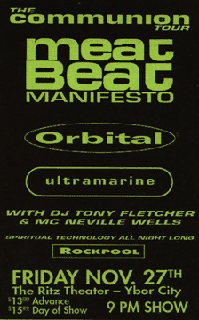 MBM/Orbital/Ultramarine (Communion Tour)